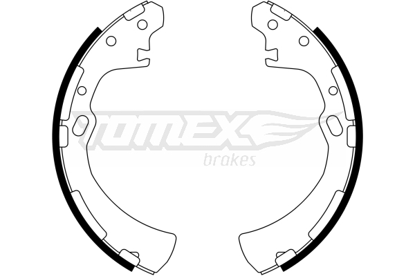 Sada brzdových čelistí TOMEX Brakes